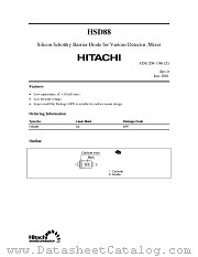 HSD88 datasheet pdf Hitachi Semiconductor