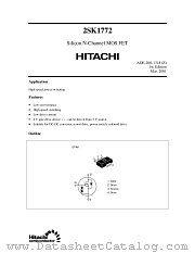 2SK1772 datasheet pdf Hitachi Semiconductor
