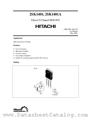 2SK1401A datasheet pdf Hitachi Semiconductor