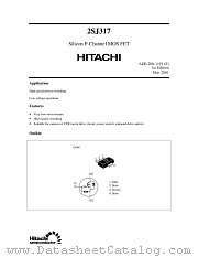 2SJ317 datasheet pdf Hitachi Semiconductor