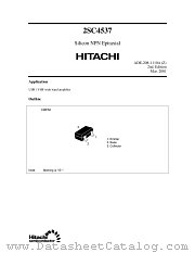2SC4537 datasheet pdf Hitachi Semiconductor
