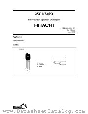 2SC1472(K) datasheet pdf Hitachi Semiconductor