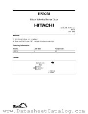 HSD278 datasheet pdf Hitachi Semiconductor