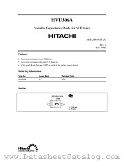 HVU306A datasheet pdf Hitachi Semiconductor