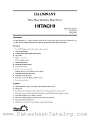HA13609ANT datasheet pdf Hitachi Semiconductor
