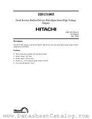 HD151005 datasheet pdf Hitachi Semiconductor