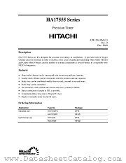 HA17555FP datasheet pdf Hitachi Semiconductor
