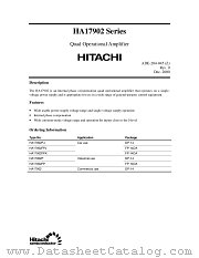 HA17902PJ datasheet pdf Hitachi Semiconductor
