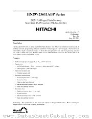 HN29V25611ABP datasheet pdf Hitachi Semiconductor