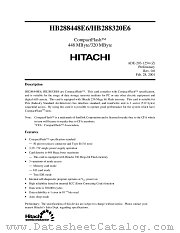 HB288448E6 datasheet pdf Hitachi Semiconductor