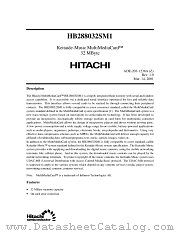HB288032SM1 datasheet pdf Hitachi Semiconductor