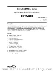 HM6216255HCJP/HCLJP datasheet pdf Hitachi Semiconductor