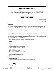 HD4046812 datasheet pdf Hitachi Semiconductor