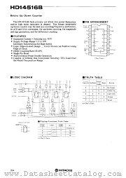 HD14516B datasheet pdf Hitachi Semiconductor