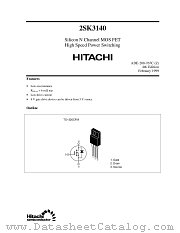 2SK3140 datasheet pdf Hitachi Semiconductor