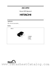2SC4592 datasheet pdf Hitachi Semiconductor