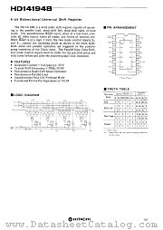 HD14194B datasheet pdf Hitachi Semiconductor