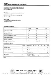 1N34A datasheet pdf Honey Technology