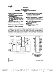 M80287 datasheet pdf Intel