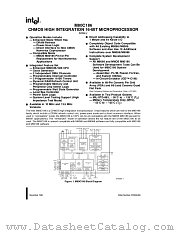 M80C186 datasheet pdf Intel