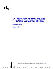 LXT384/LXT386/LXT388 datasheet pdf Intel