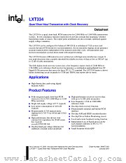 LXT334 datasheet pdf Intel