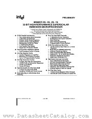 80960CF-33 datasheet pdf Intel