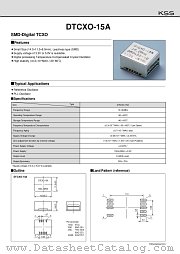 DTCXO-15A datasheet pdf American KSS