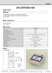VC-DTCXO-12A datasheet pdf American KSS