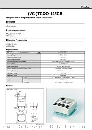 VC-TCXO-145CB datasheet pdf American KSS