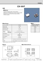 CX-101F datasheet pdf American KSS