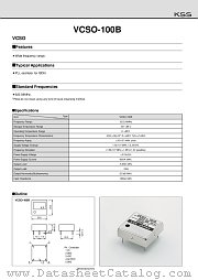 VCSO-100B datasheet pdf American KSS