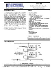 MIC5400 datasheet pdf Micrel Semiconductor