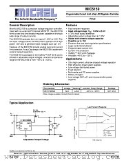 MIC5159 datasheet pdf Micrel Semiconductor