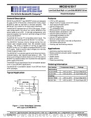 MIC5016/5017 datasheet pdf Micrel Semiconductor