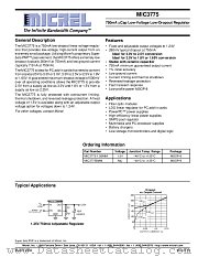 MIC3775 datasheet pdf Micrel Semiconductor