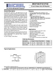MIC37100/37101/37102 datasheet pdf Micrel Semiconductor
