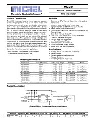 MIC284 datasheet pdf Micrel Semiconductor
