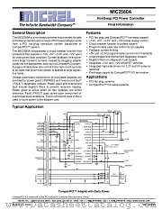 MIC2580A datasheet pdf Micrel Semiconductor