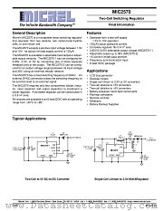 MIC2570 datasheet pdf Micrel Semiconductor