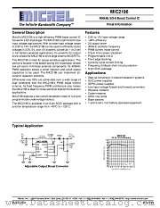 MIC2196 datasheet pdf Micrel Semiconductor