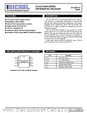 SY10EP16V datasheet pdf Micrel Semiconductor