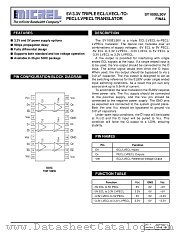 SY100EL90V datasheet pdf Micrel Semiconductor