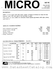 MT9Y datasheet pdf Micro Electronics