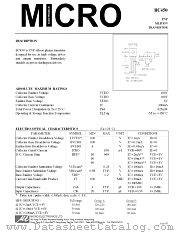 BC450 datasheet pdf Micro Electronics
