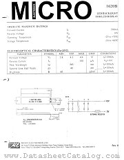 1620B datasheet pdf Micro Electronics