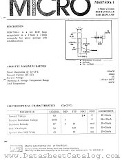 MSB75DA-1 datasheet pdf Micro Electronics