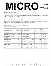 CS1018 datasheet pdf Micro Electronics