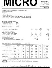 MANG254A datasheet pdf Micro Electronics