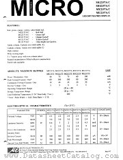MU2157A datasheet pdf Micro Electronics